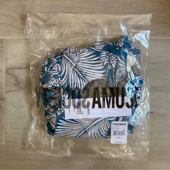 AMUSE SOCIETY • NEW! Cora One Piece Swimsuit - Caribbean Blue - Picture 11 of 16